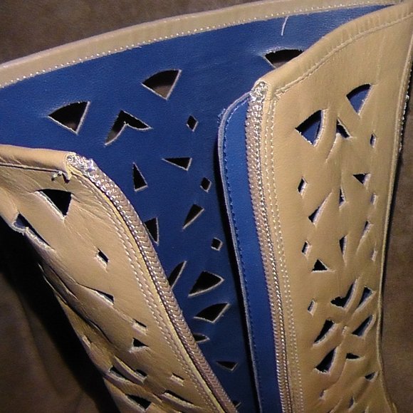 Mia Women's Boots Size 7 Tan Genuine Leather - Picture 4 of 6